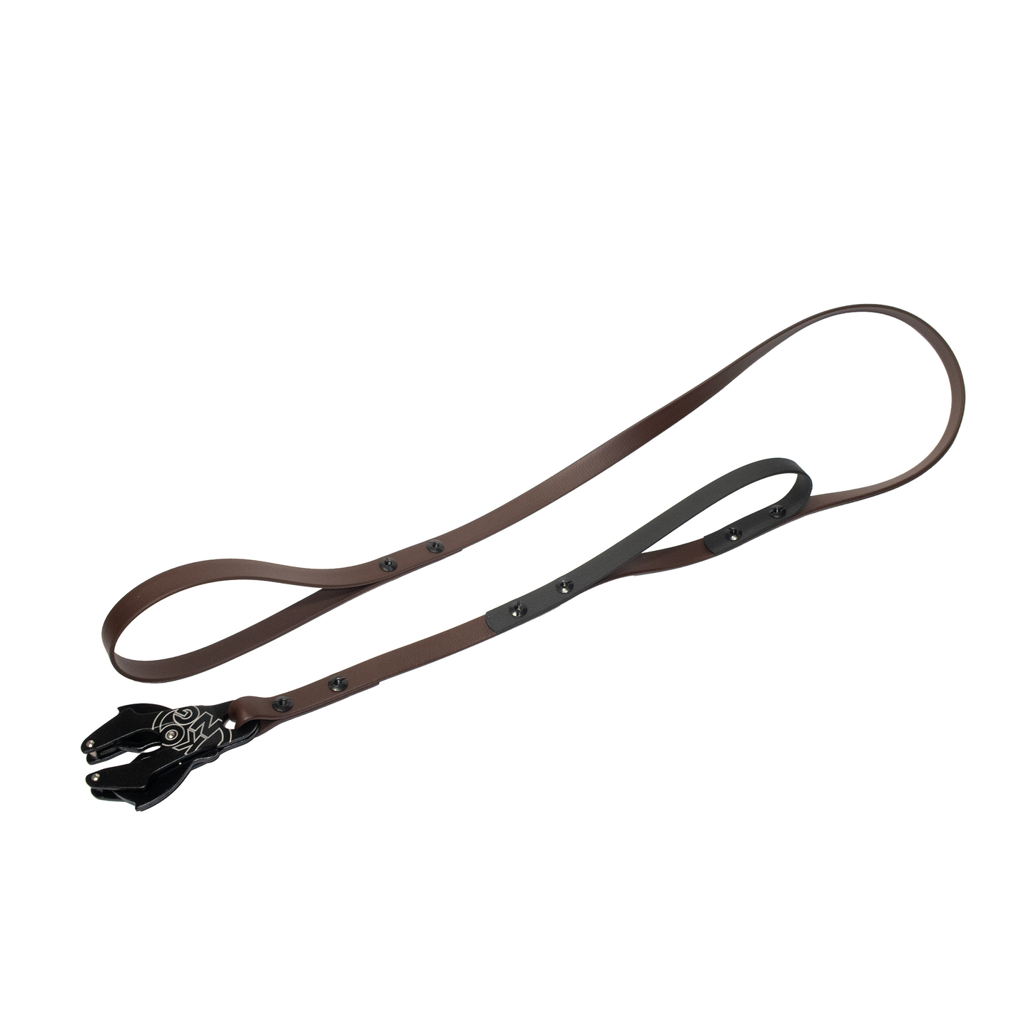 The Cuda Dog Leash in Brown by Layla Bay