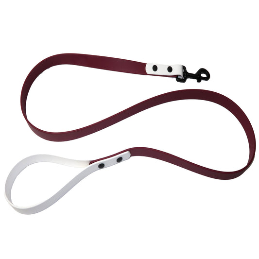 White/Wine Dog Leash