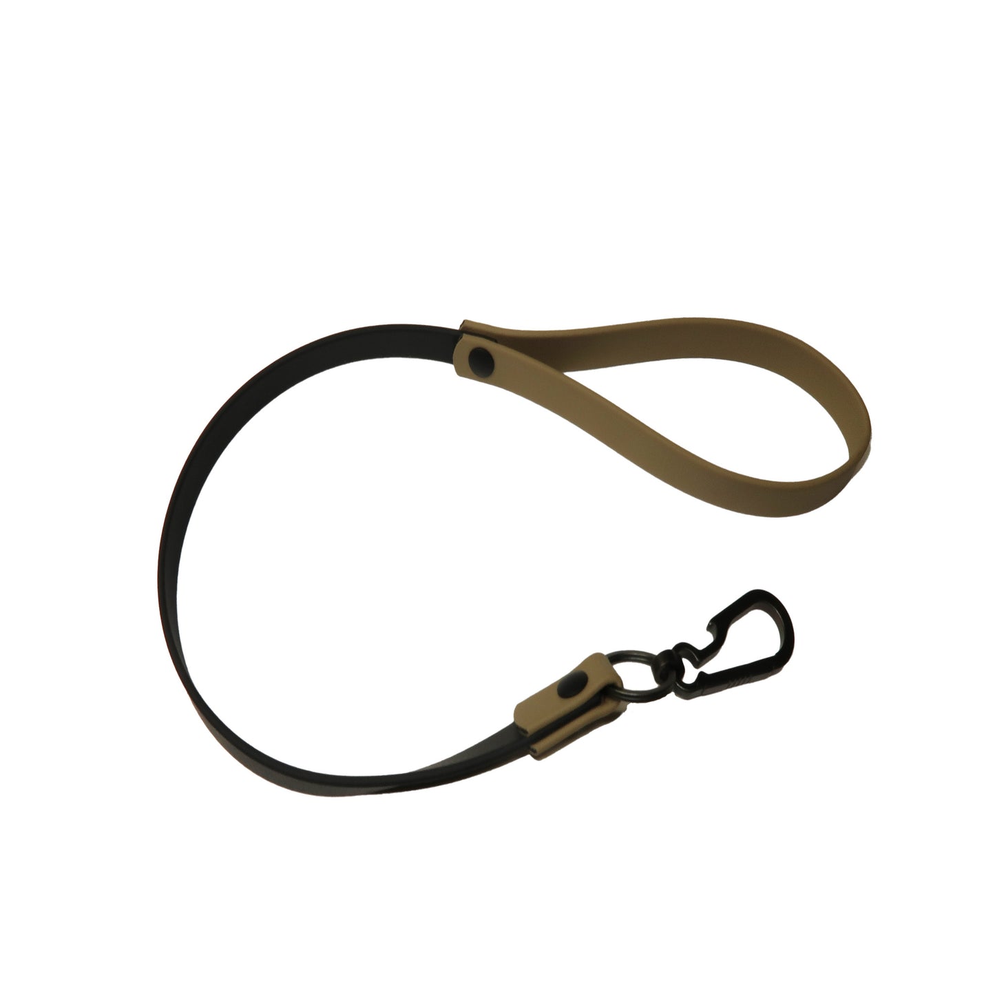 Key Leash (Black/Tan)